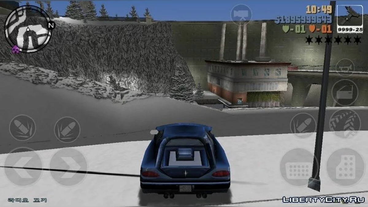 True Winter in GTA 3 / GTA 3 (iOS, Android)