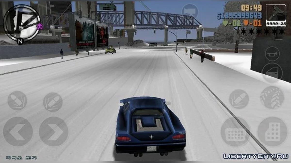 True Winter in GTA 3 / GTA 3 (iOS, Android)