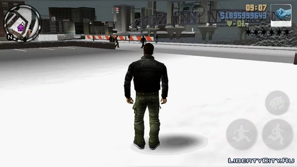 True Winter in GTA 3 / GTA 3 (iOS, Android)