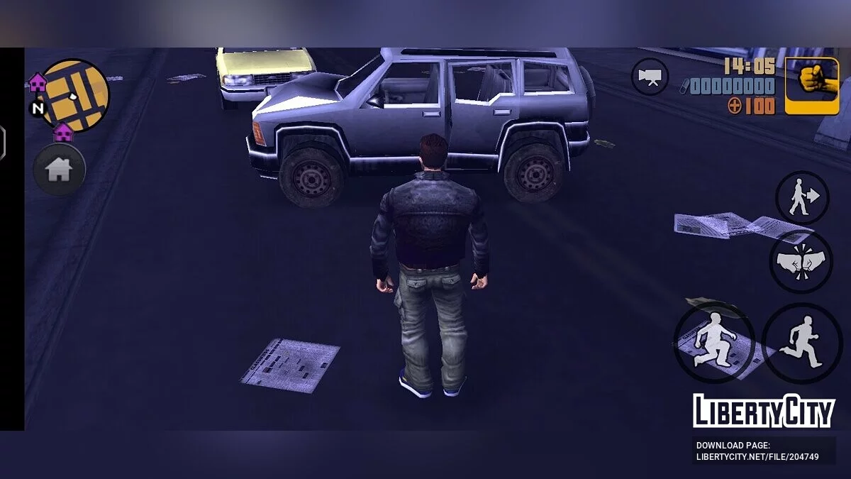 Liberty City Twenty Ten (Mobile) / GTA 3 (iOS, Android)