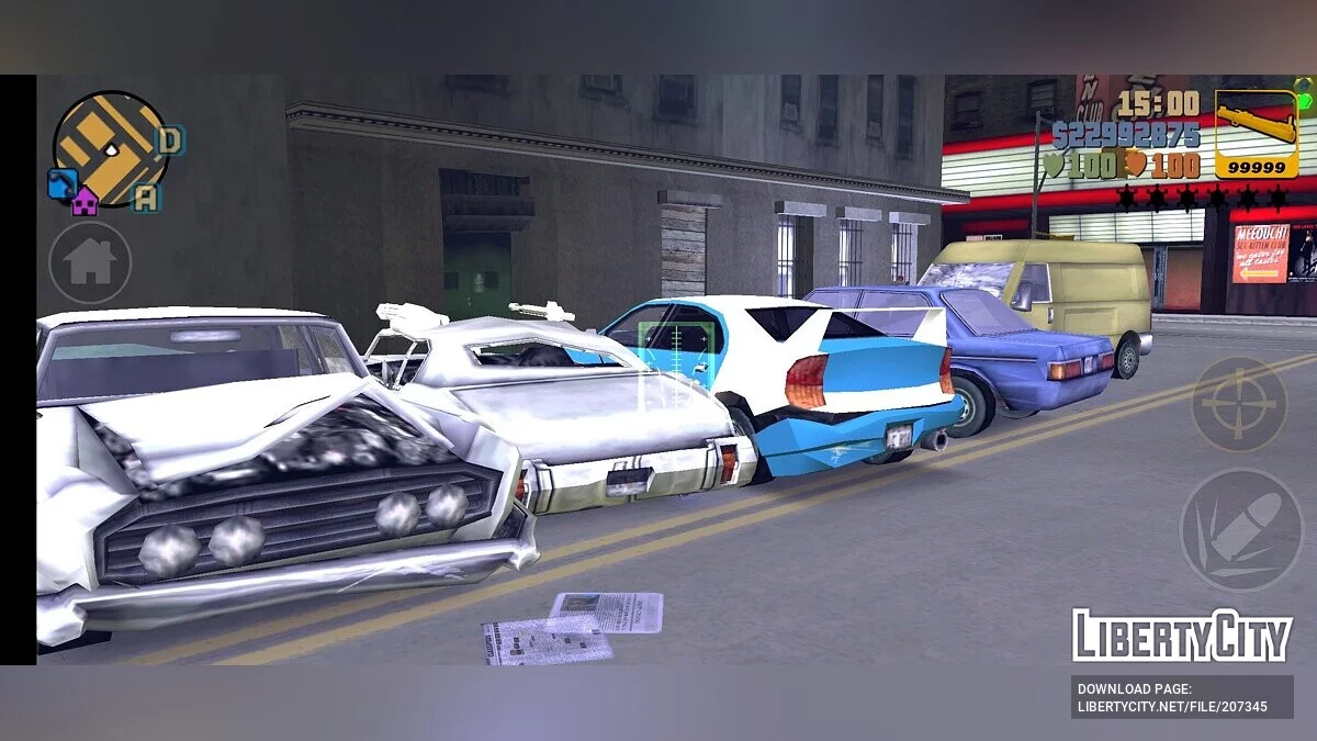 GTA: TT Mobile Port (виправлення помилок) / GTA 3 (iOS, Android)