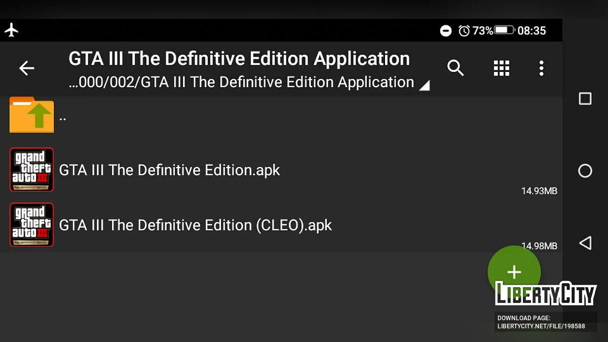 GTA 3: The Definitive Edition - New Textures for the Game Menu / GTA 3 (iOS, Android)