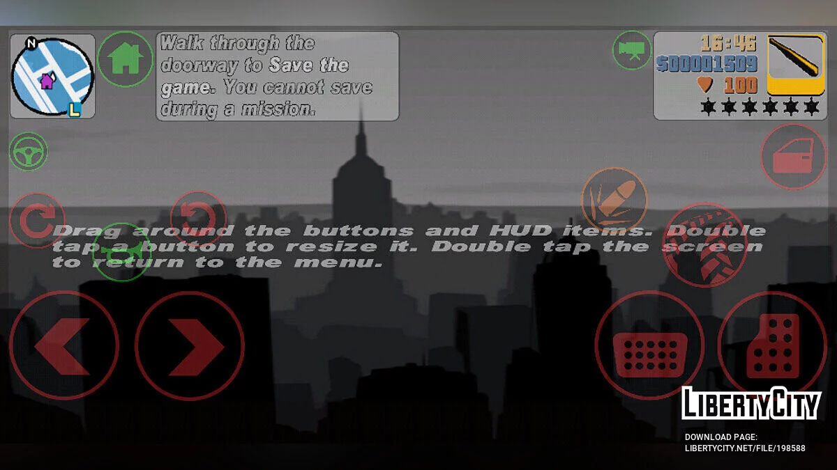 GTA 3: The Definitive Edition - New Textures for the Game Menu / GTA 3 (iOS, Android)