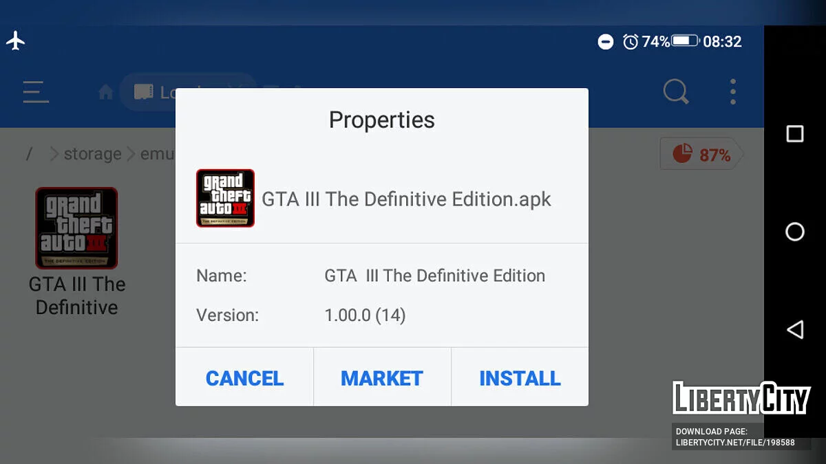 GTA 3: The Definitive Edition - New Textures for the Game Menu / GTA 3 (iOS, Android)