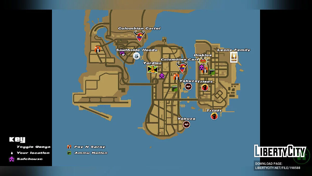 GTA 3: The Definitive Edition - New Textures for the Game Menu / GTA 3 (iOS, Android)