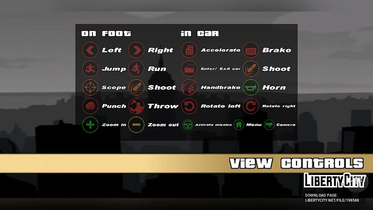 GTA 3: The Definitive Edition - New Textures for the Game Menu / GTA 3 (iOS, Android)