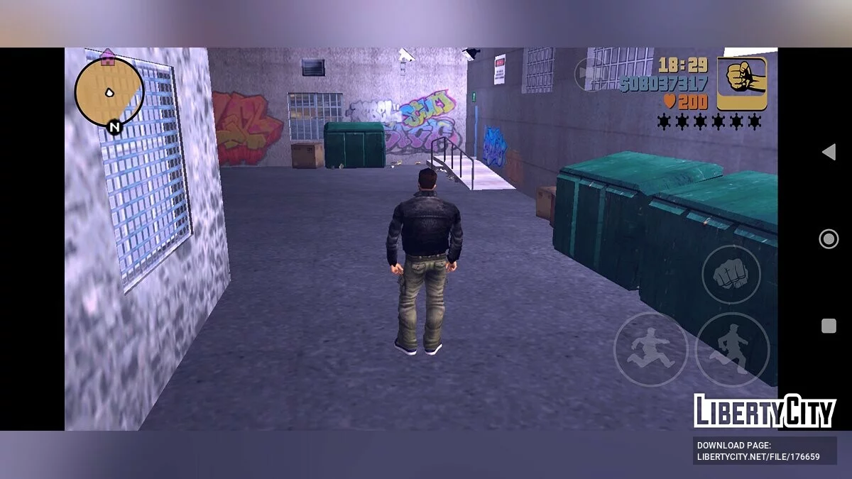 Ability to walk in Ghost Town / GTA 3 (iOS, Android)