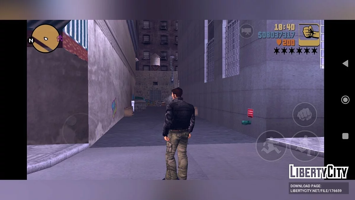 Ability to walk in Ghost Town / GTA 3 (iOS, Android)