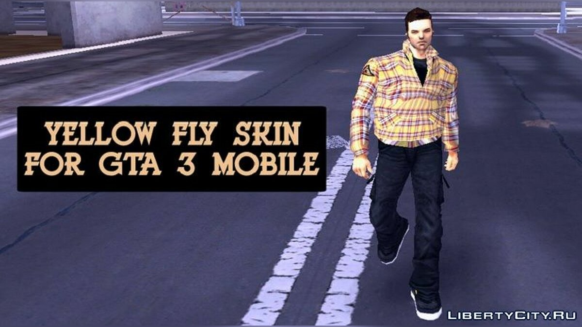 GTA 3 GTA 2 Claude Speed Player Skin Mod 