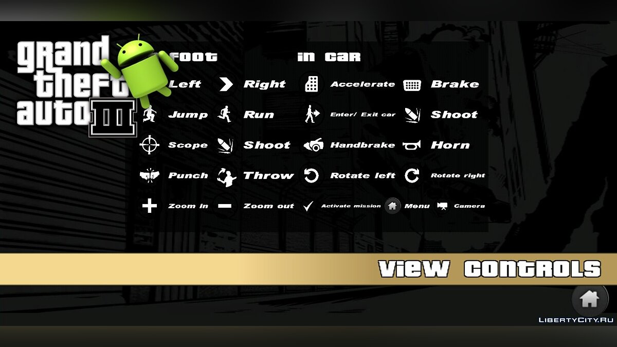 GTA 3 New Button Style  Gta, Android pc, Installation