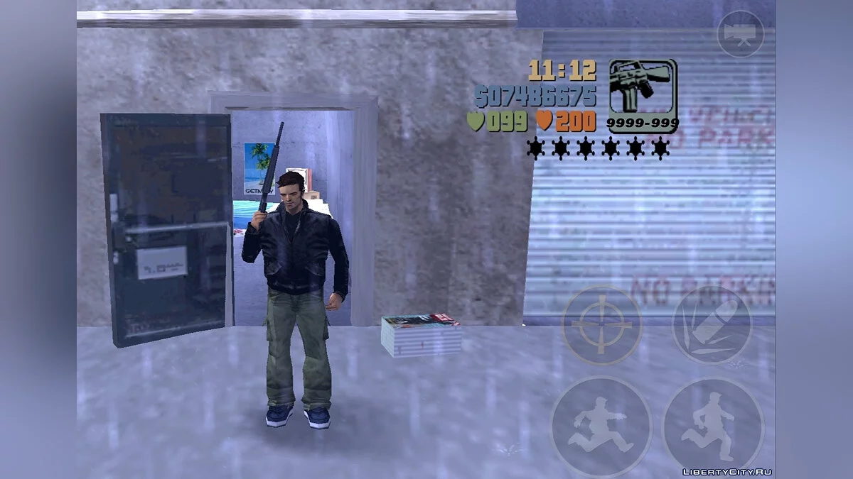 Aumento da capacidade do carregador e dano / GTA 3 (iOS, Android)