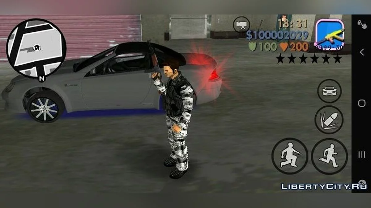 HUD from GTA Vice City / GTA 3 (iOS, Android)