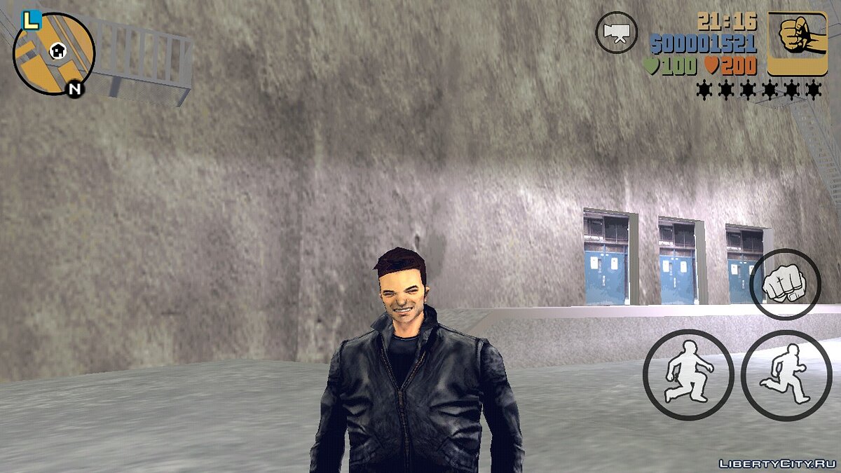 GTA 3 Smiling Claude For Mobile Mod 