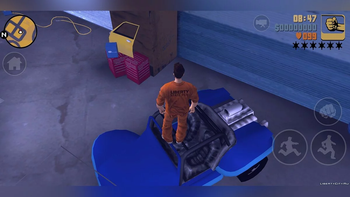 进入乔伊的车库(有碰撞) / GTA 3 (iOS, Android)