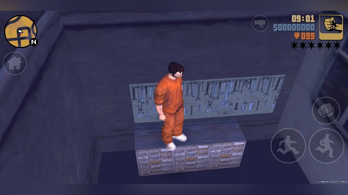 进入乔伊的车库(有碰撞) / GTA 3 (iOS, Android)
