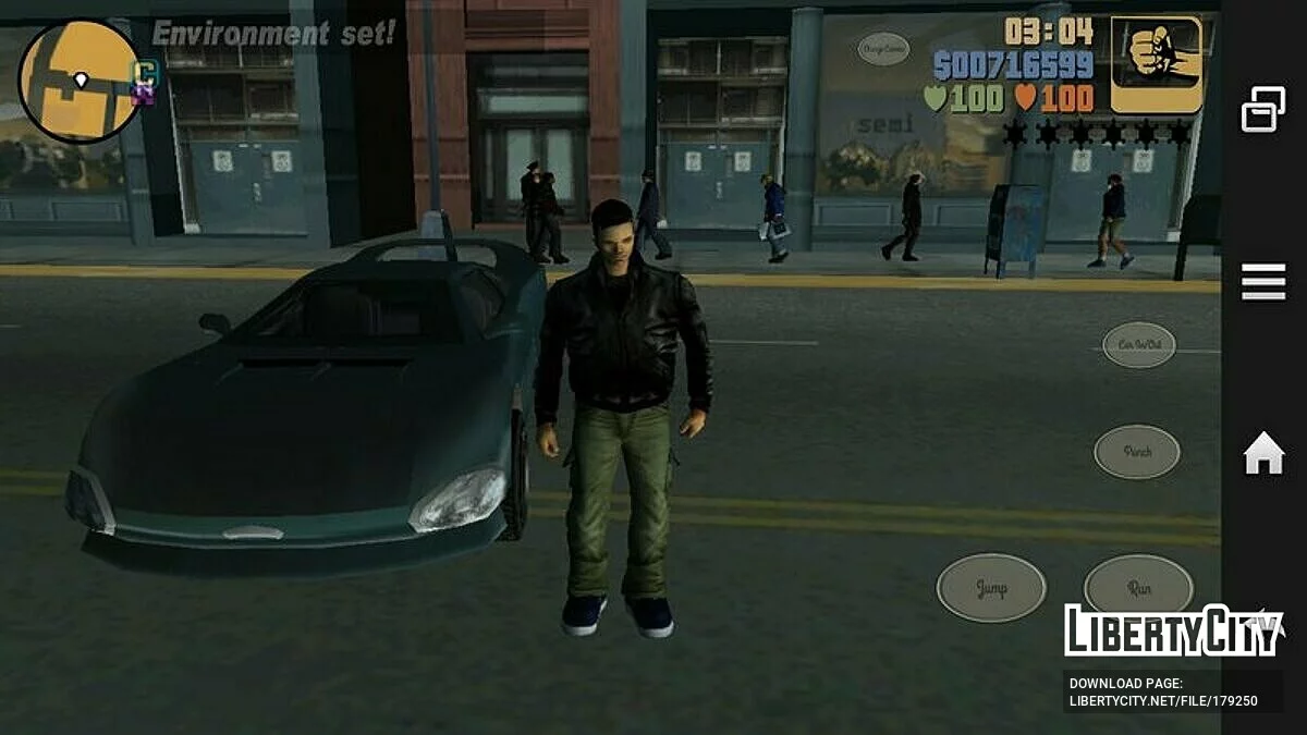 New button style / GTA 3 (iOS, Android)