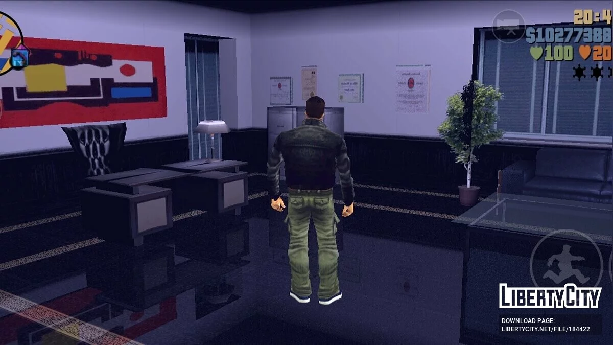 Interior of Liberty Bank / GTA 3 (iOS, Android)