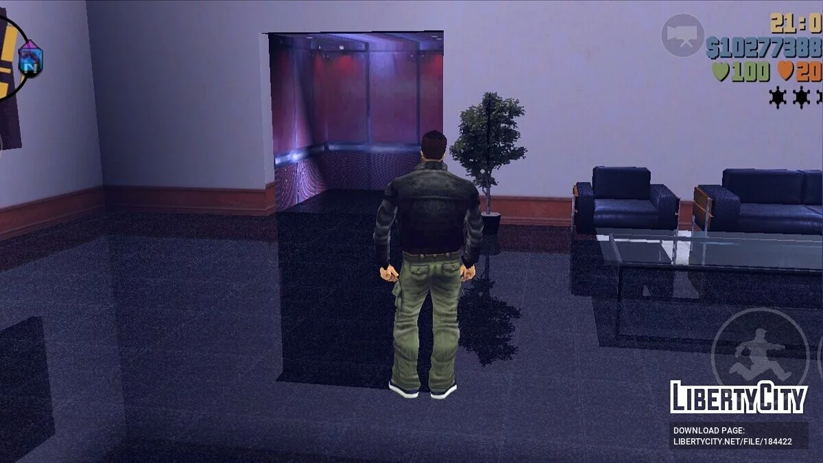 Interior of Liberty Bank / GTA 3 (iOS, Android)