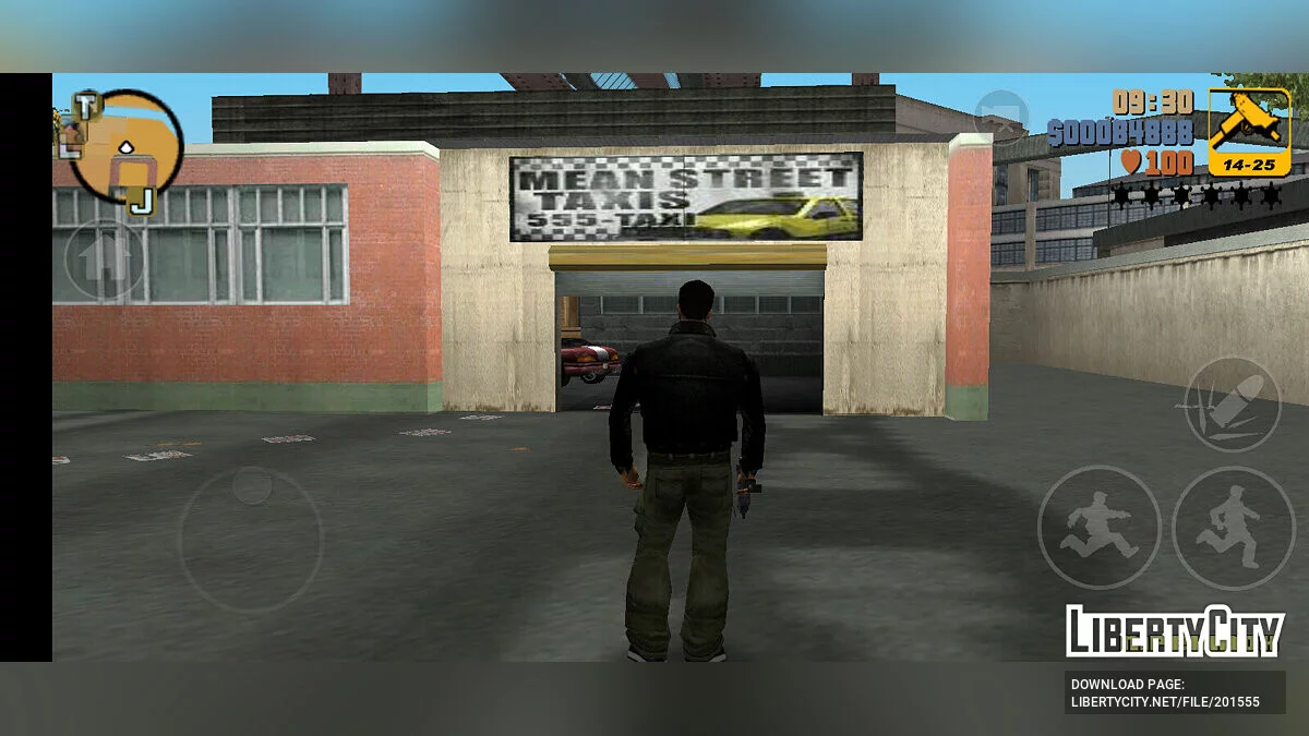 Interior of a taxi company / GTA 3 (iOS, Android)
