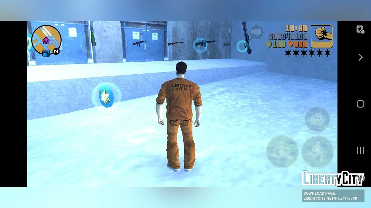 Savegame 100% with Prison Outfit / GTA 3 (iOS, Android)