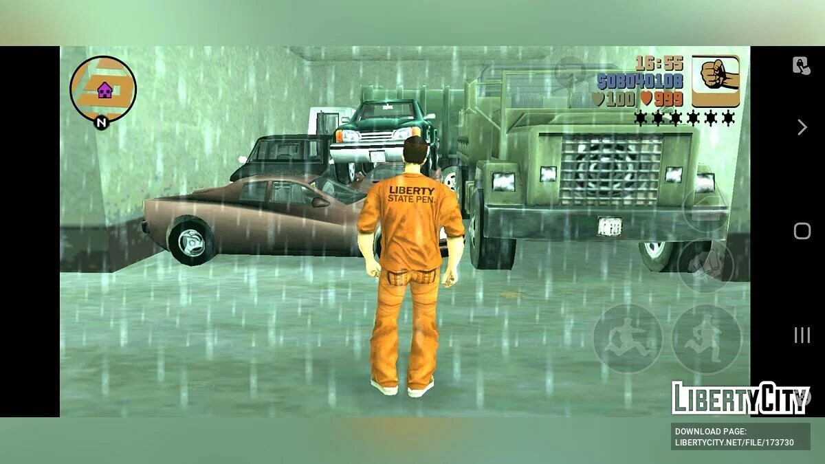 Savegame 100% with Prison Outfit / GTA 3 (iOS, Android)