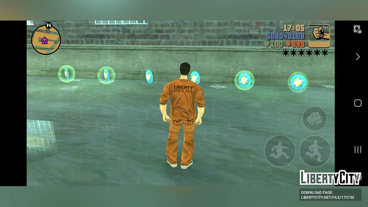 Savegame 100% with Prison Outfit / GTA 3 (iOS, Android)