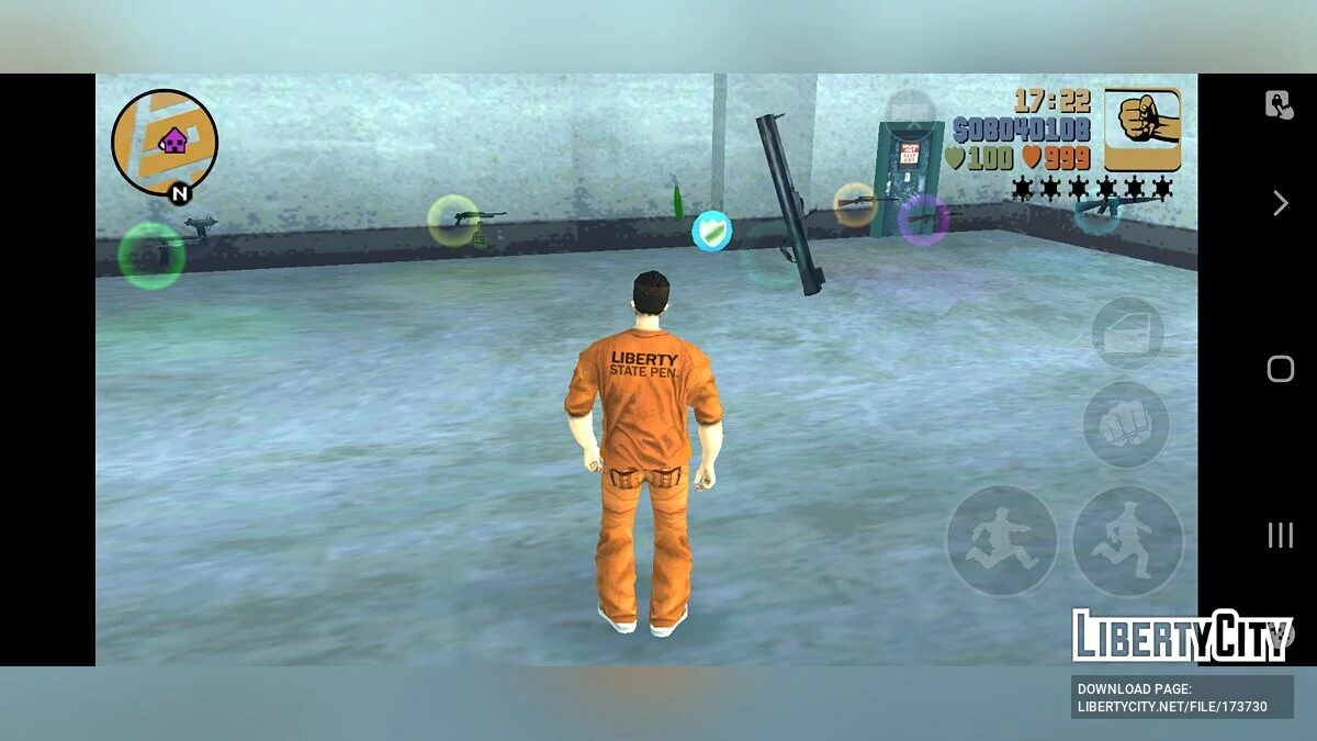 Savegame 100% with Prison Outfit / GTA 3 (iOS, Android)