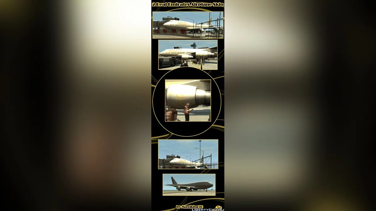 Real Emirates Airplane Skins / GTA 4