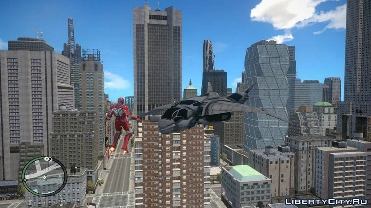 Le Quinjet des Avengers S.H.I.E.L.D. pour GTA IV et EFLC / GTA 4