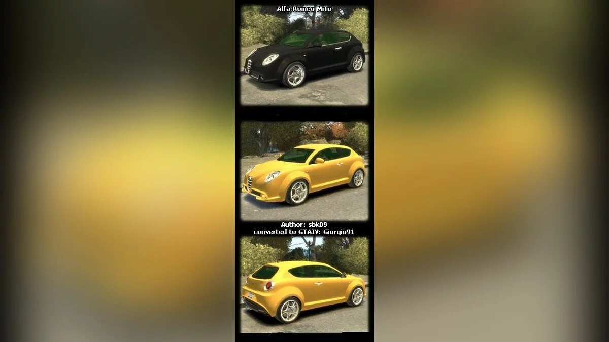 Alfa Romeo MiTo / GTA 4