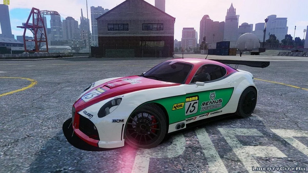 Alfa Romeo 8c Body Kit 1 (NFS SHIFT 2) / GTA 4