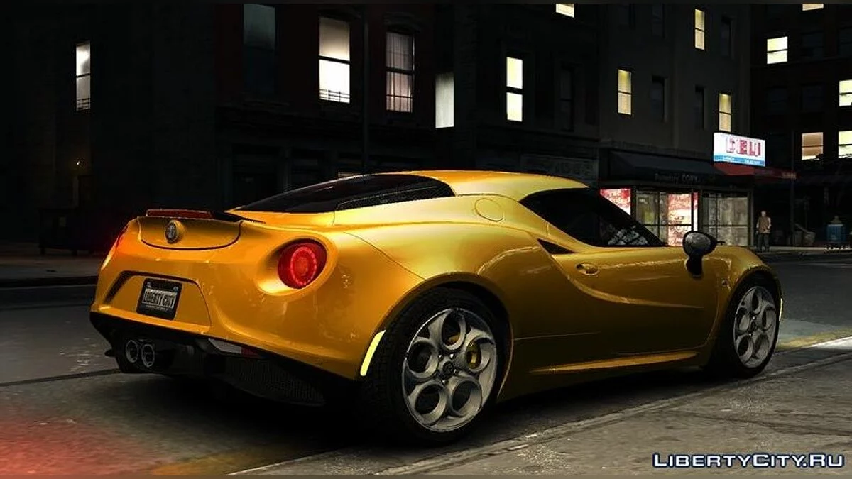 2018 Альфа Ромео 4C v1.0 / GTA 4