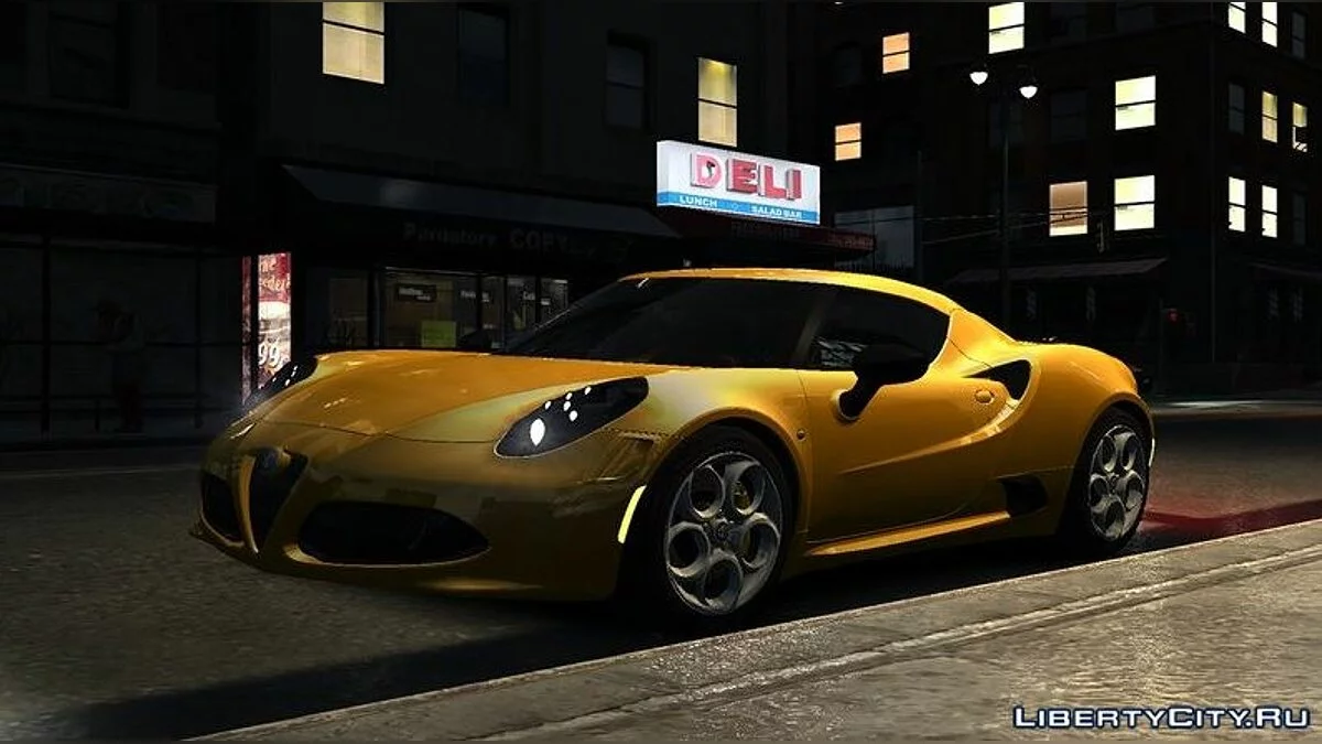 2018 Альфа Ромео 4C v1.0 / GTA 4
