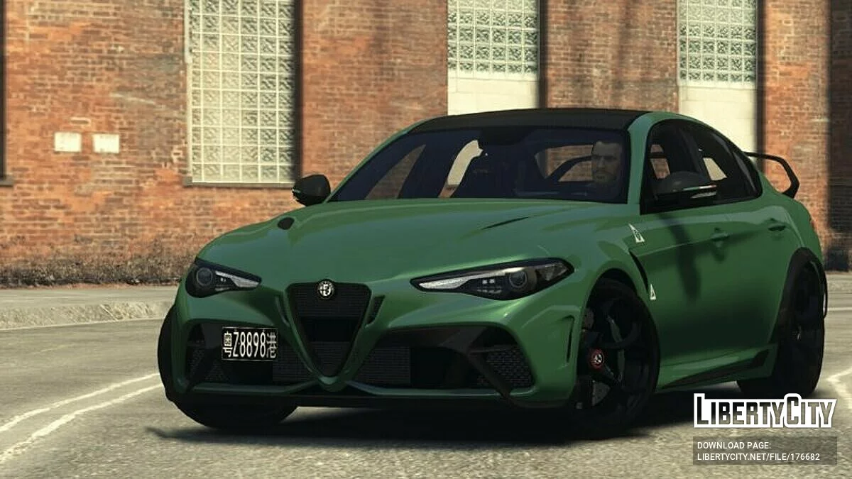 Alfa Romeo Giulia GTAm Chinesisches Nummernschild 2021 / GTA 4