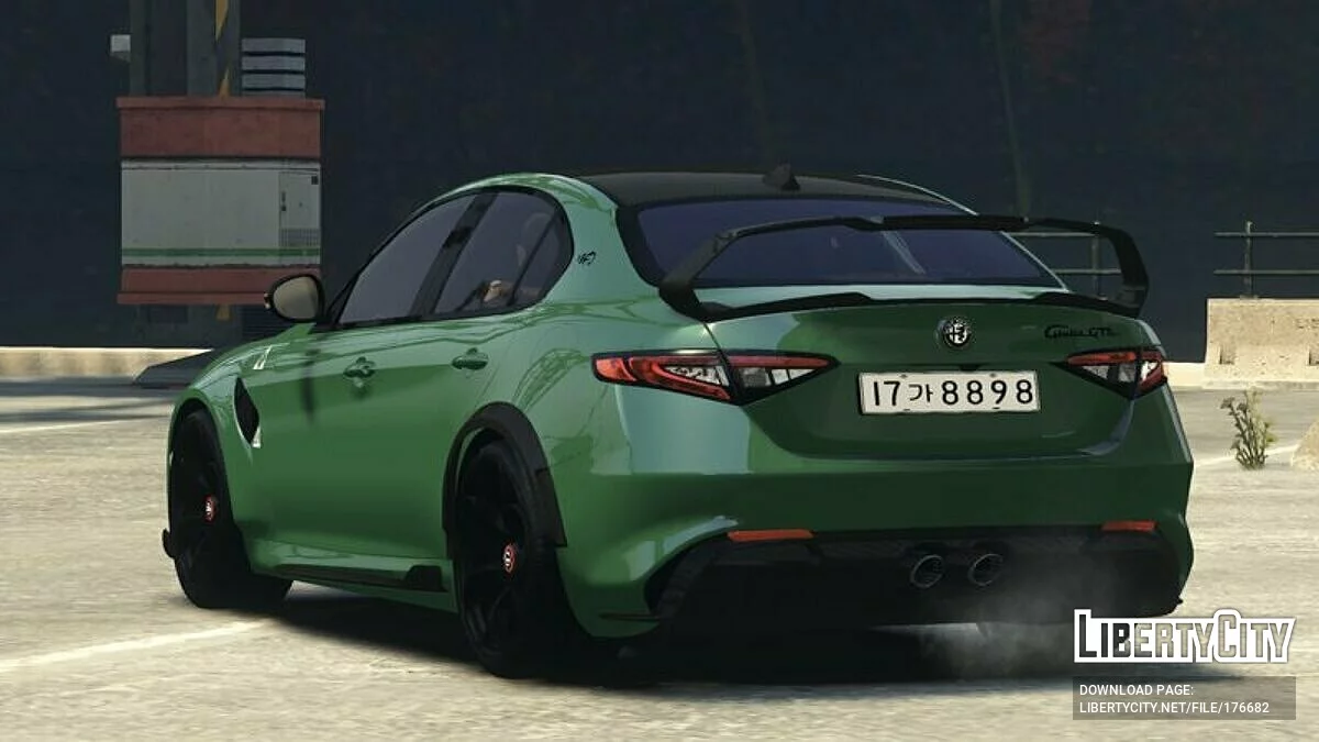 Alfa Romeo Giulia GTAm Chinesisches Nummernschild 2021 / GTA 4