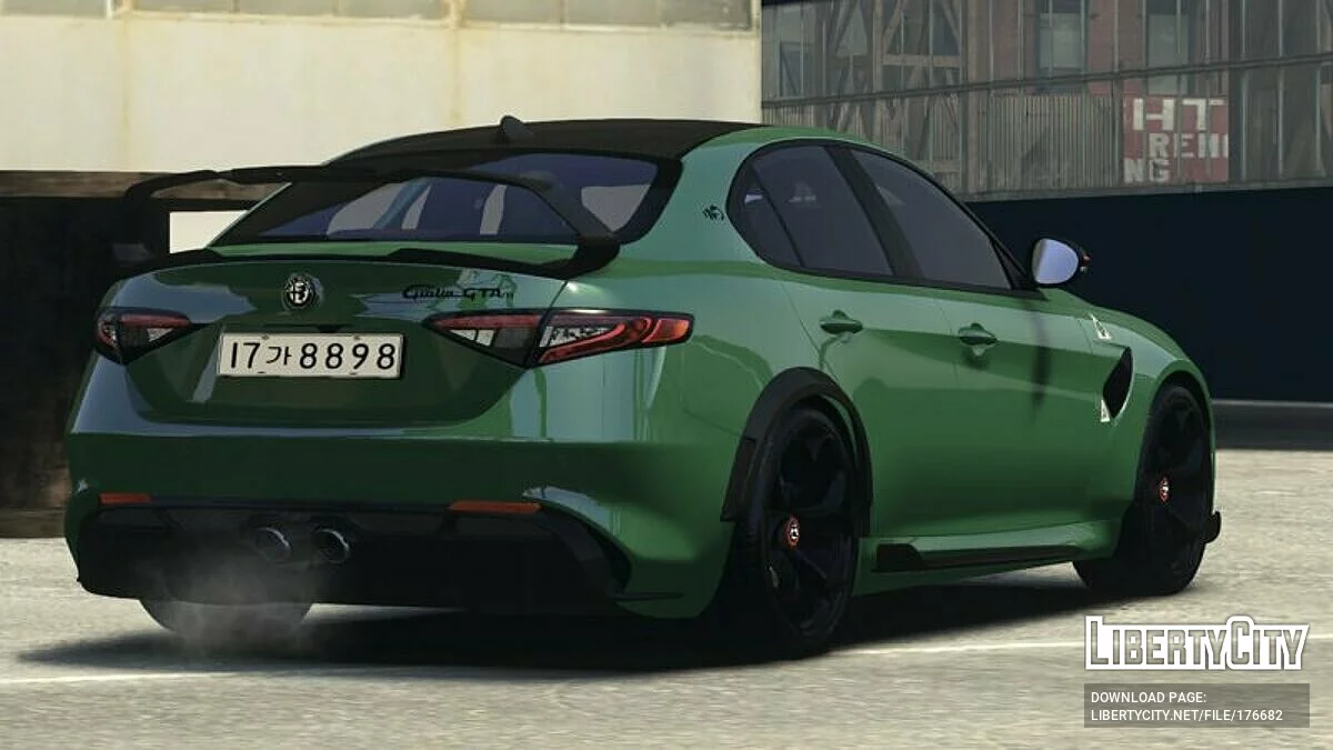 Alfa Romeo Giulia GTAm Chinesisches Nummernschild 2021 / GTA 4