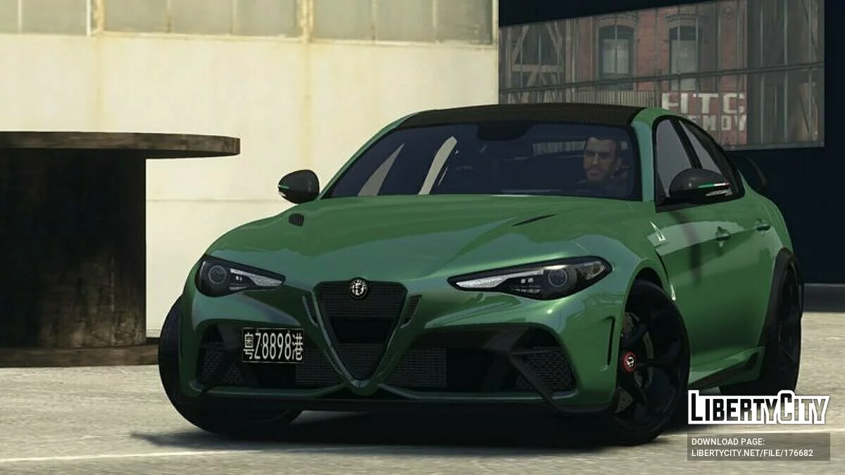 Alfa Romeo Giulia GTAm Chinesisches Nummernschild 2021 / GTA 4