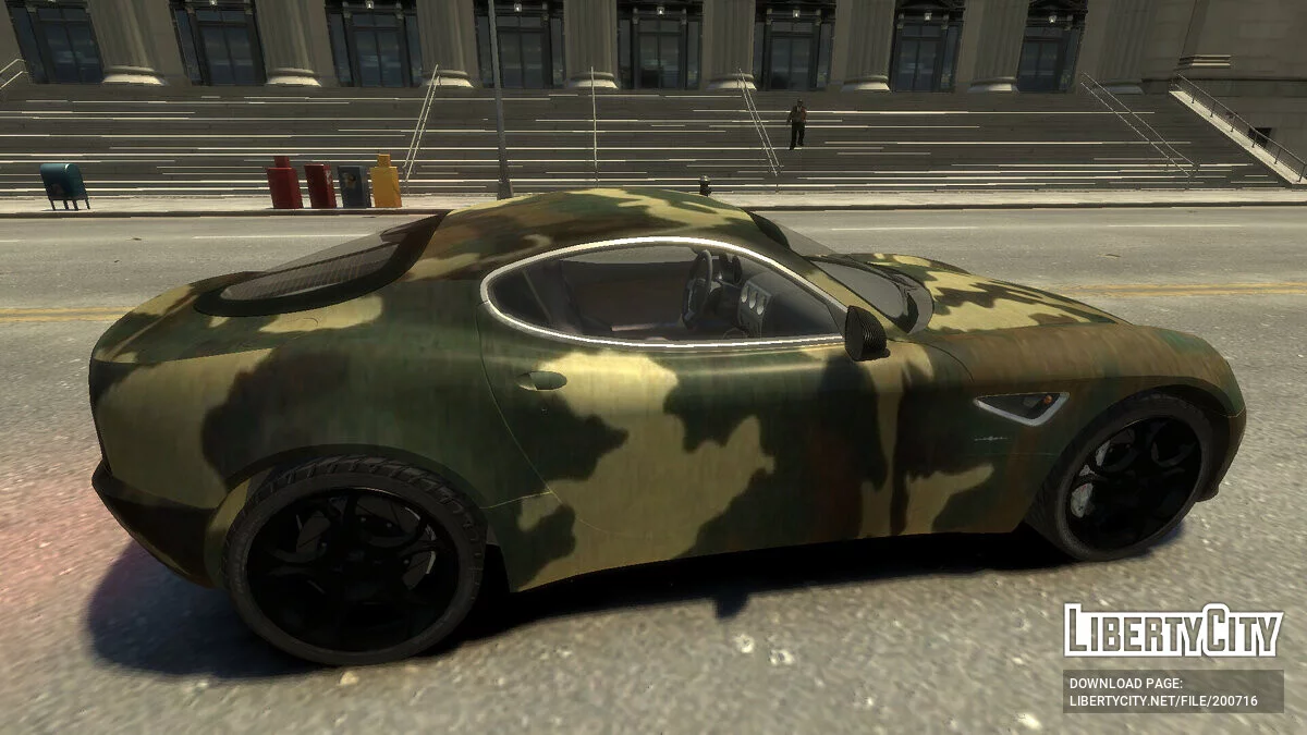 Alfa Romeo 8C R-LE Камуфляж / GTA 4