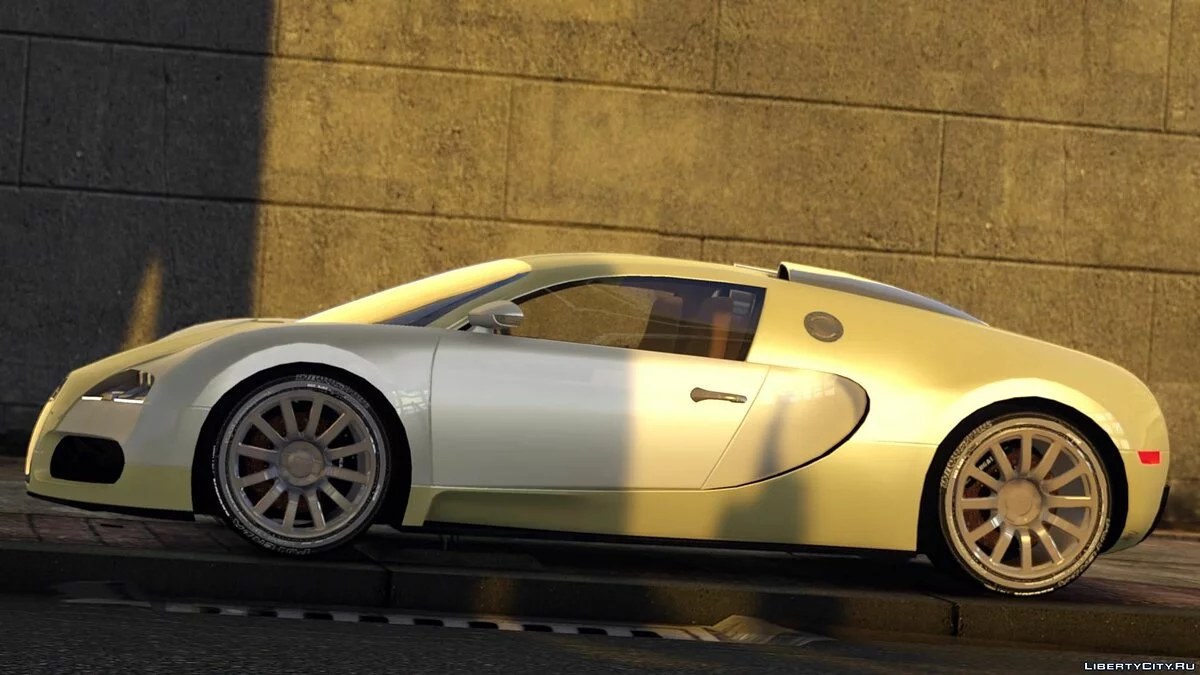 2009 Bugatti Veyron Gold Centenaire / GTA 4