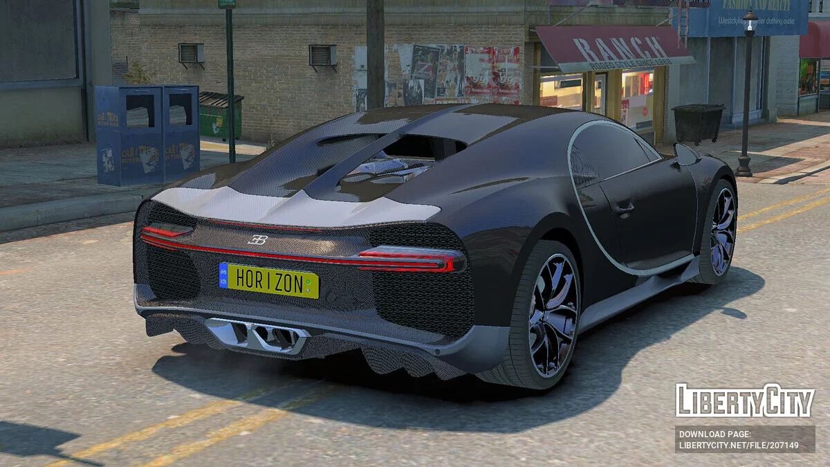 Bugatti Chiron 2017 / GTA 4