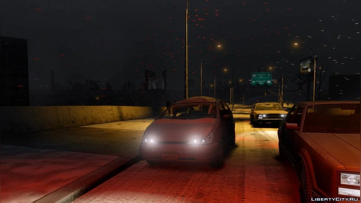 Paket Mobil Bersalju dari Winter Liberty / GTA 4