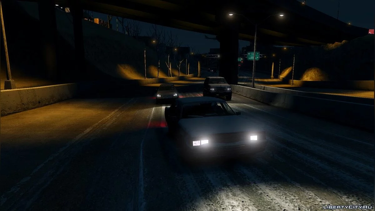 Paket Mobil Bersalju dari Winter Liberty / GTA 4