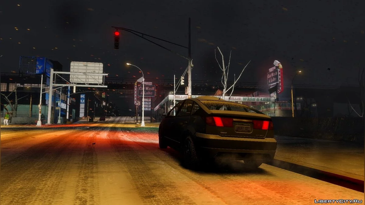 Paket Mobil Bersalju dari Winter Liberty / GTA 4