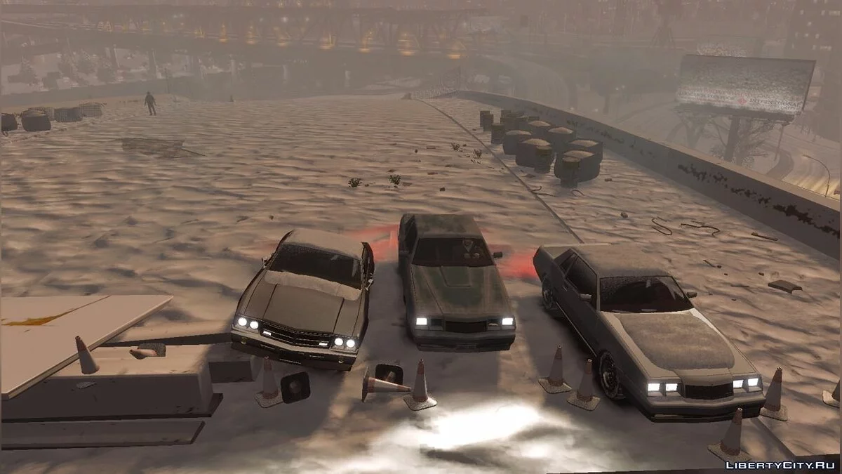 Paket Mobil Bersalju dari Winter Liberty / GTA 4
