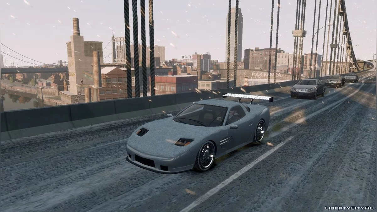 Paket Mobil Bersalju dari Winter Liberty / GTA 4