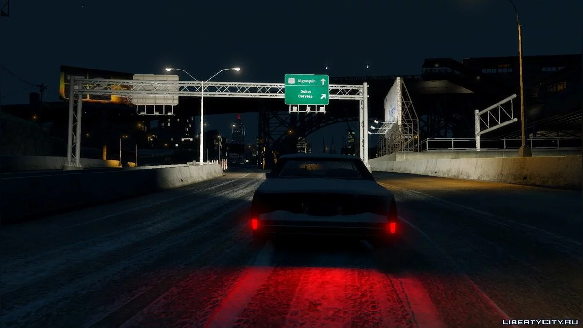 Paket Mobil Bersalju dari Winter Liberty / GTA 4