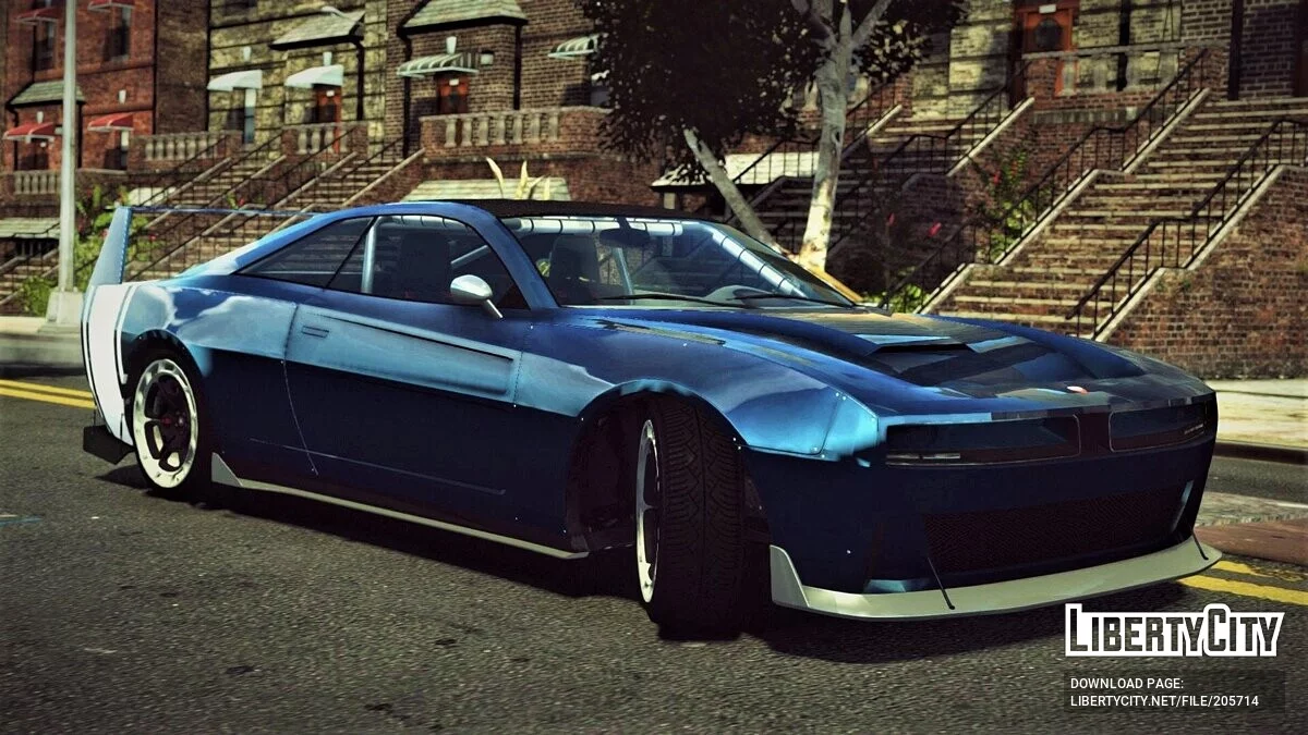 Bravado Buffalo EVX [附加 / 替换 / 移动方向盘 / 10 种涂装 / LQ] / GTA 4