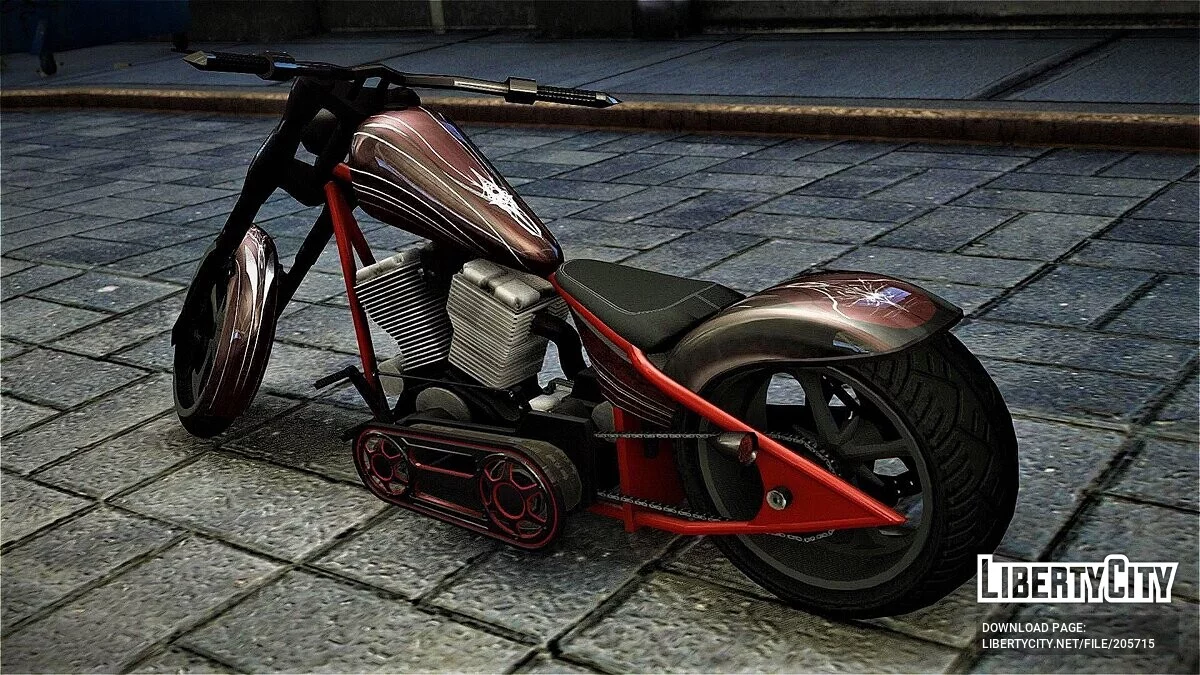Liberty City Cycles Avarus [附加 / 替换 / 18 涂装 / LQ] / GTA 4