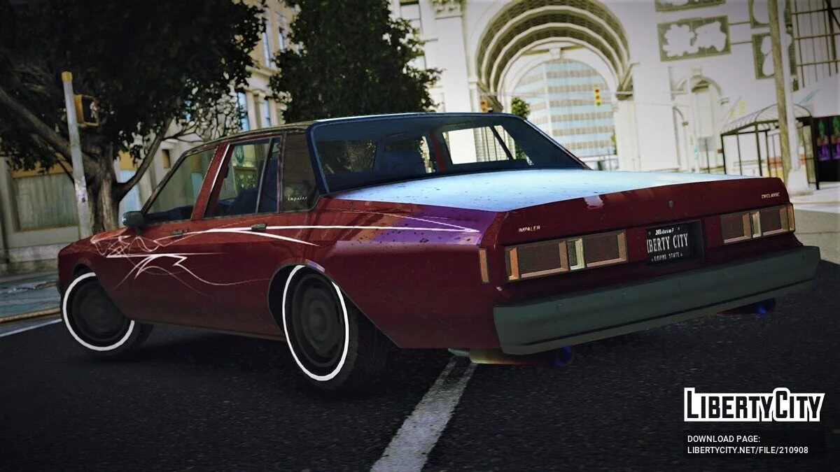 Declasse Impaler LX [Addon \/ Replace \/ Moving Steering Wheel \/ 10 Liveries \/ LQ] / GTA 4