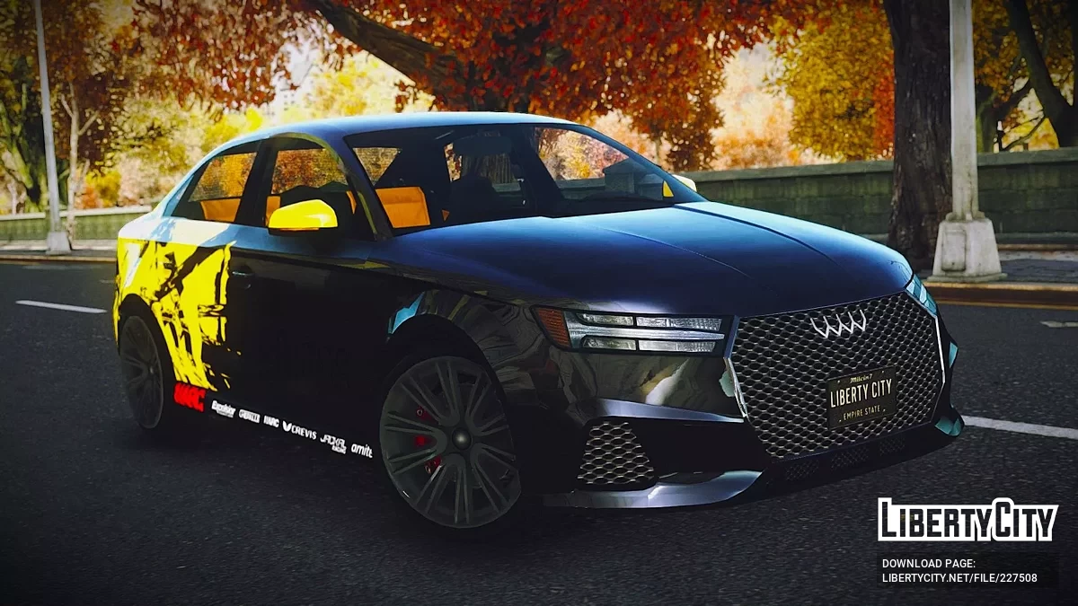 Obey Tailgater S [附加  移动方向盘  15种涂装  低质量] / GTA 4